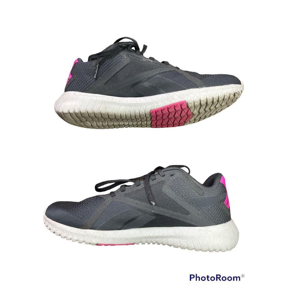 Reebok Women’s Flexagon Force 2 Cross Trainer Pink Grey Athletic Shoes Size 8